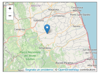 Scossa di terremoto da 3,8 nel Maceratese
